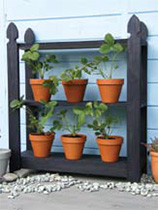 Build and paint a plant growing stand
