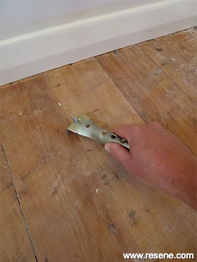 Step 2 how to polyurethane a wooden floor