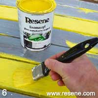 Step 2 how clean and repaint a wooden picnic table