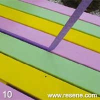 Step 2 how clean and repaint a wooden picnic table