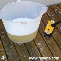 Step 4 how to clean a deck