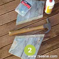 Step 2 how to make a rustic birdhouse