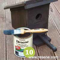 Step 10 how to make a rustic bird house
