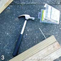 Step 3 how to make a stylish garden table