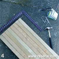 Step 4 how to make a stylish garden table