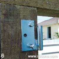 Step 6 how to build a security fence and gate