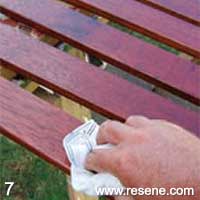 Step 7 how to rebuild and paint a cast iron bench