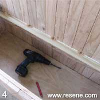 Step 4 how to build a handy storage bench