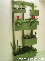 Build a vertical garden.