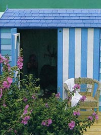 Turn a wooden shed into a work of art.