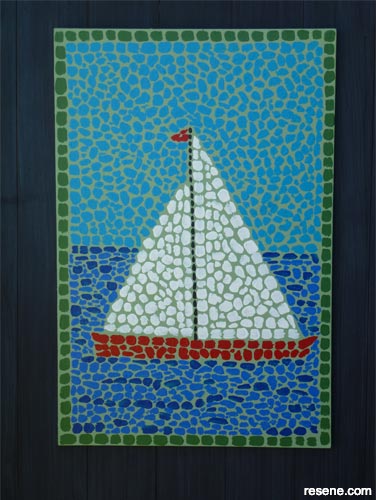 Mosaic art panel