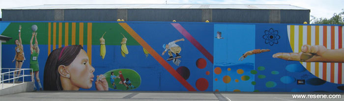 Brightwater School mural