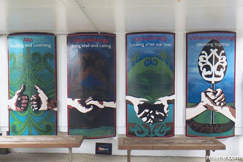 Pukenui School - mural