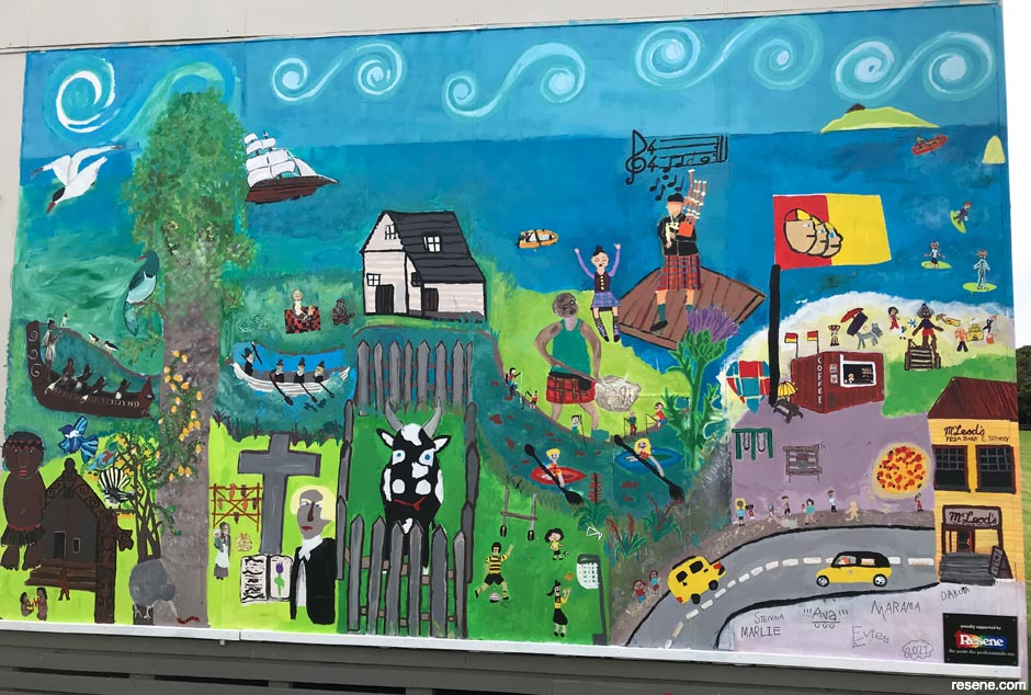 Waipu Primary School mural