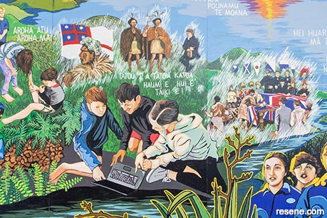 Riverview School mural