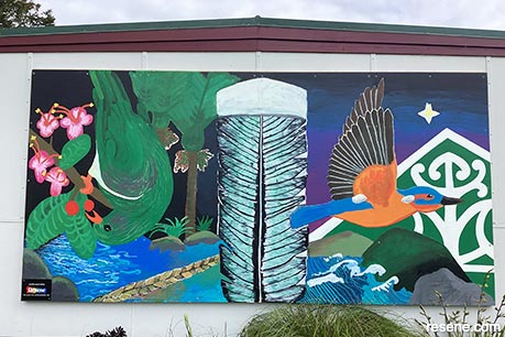 Peria School mural