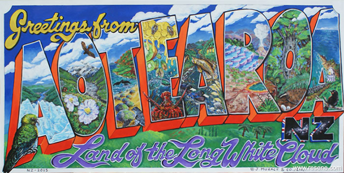 The 2015 Katikati Mural Competition Second place