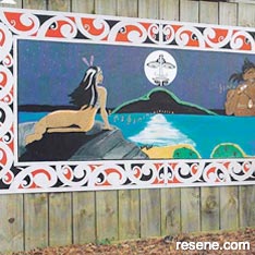 David Wall for Central Kids Owhata Kindergarten mural