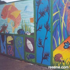Tauraroa Area School mural