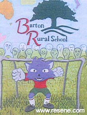 Barton Rural School mural