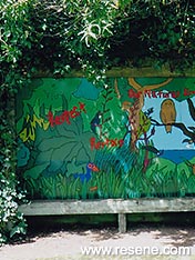 Rotokare portal mural