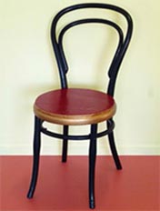 Paint your bentwood chair with dramatic colours