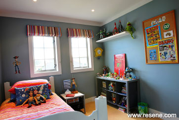 Classic yet contemporary, a cool childrens room