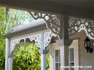 Resene Silver Chaliceon house weatherboards