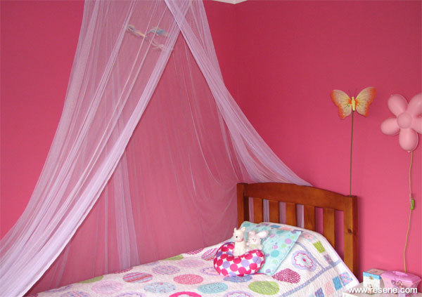 Resene Rouge on girl's bedroom