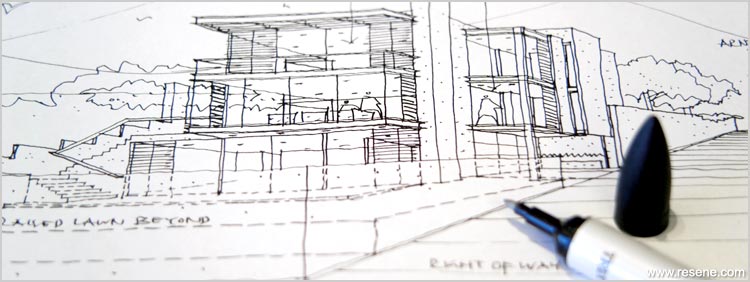 Architects sketch