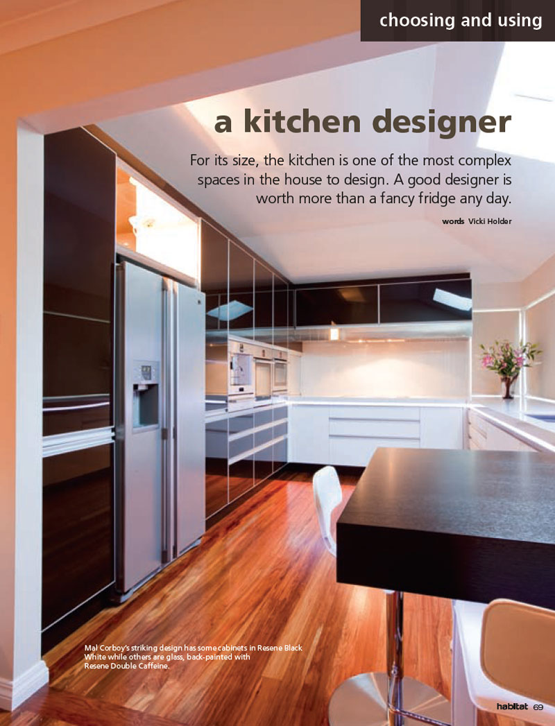 Choosing and using a kitchen designer