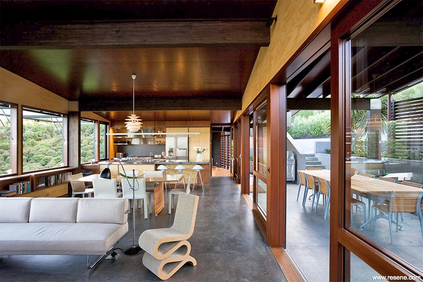 Stunning timber features and walls