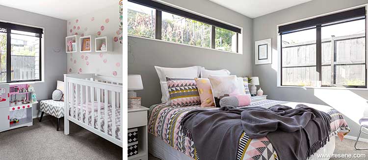 Grey, a versatile bedroom colour