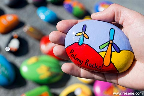 Palmy Rocks – a colourful and creative type of treasure hunt.