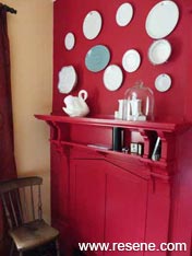 Paint a dining room walls.