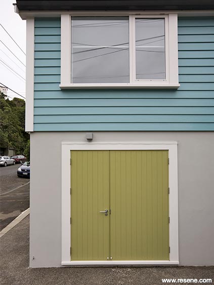 Repainted home exterior