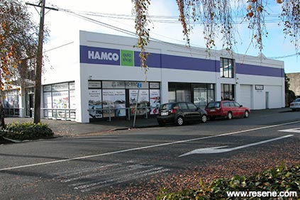 Hamco store exterior refurbishment