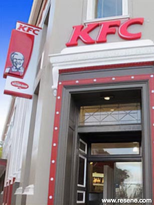 KFC entryway