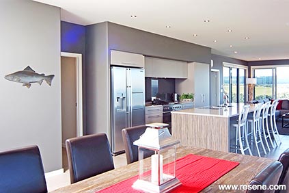 Modern kitchen and lounge