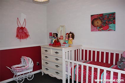 White and red nursery