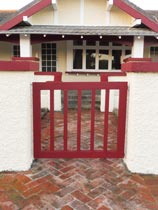 How to spruce up an old wooden front gate