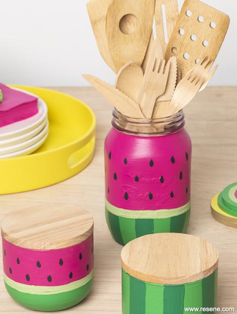 Fun fruity homewares and paint inspiration.