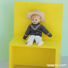 Make an chair for your toys and dolls