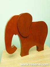Fabulous wooden elephant toy
