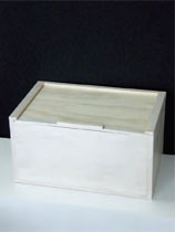 Make a painted storage box with sliding lid 