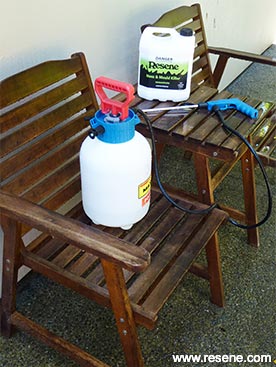 Step 2 how to stain outdoor furniture