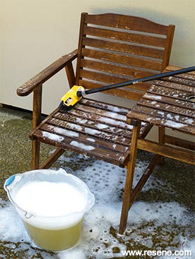 Step 4 how to stain outdoor furniture