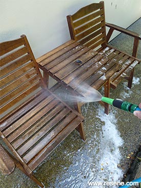 Step 5 how to stain outdoor furniture