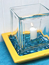 How to create an outdoor candle holder