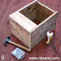 Step 5 how to build a sturdy mailbox from treated plywood